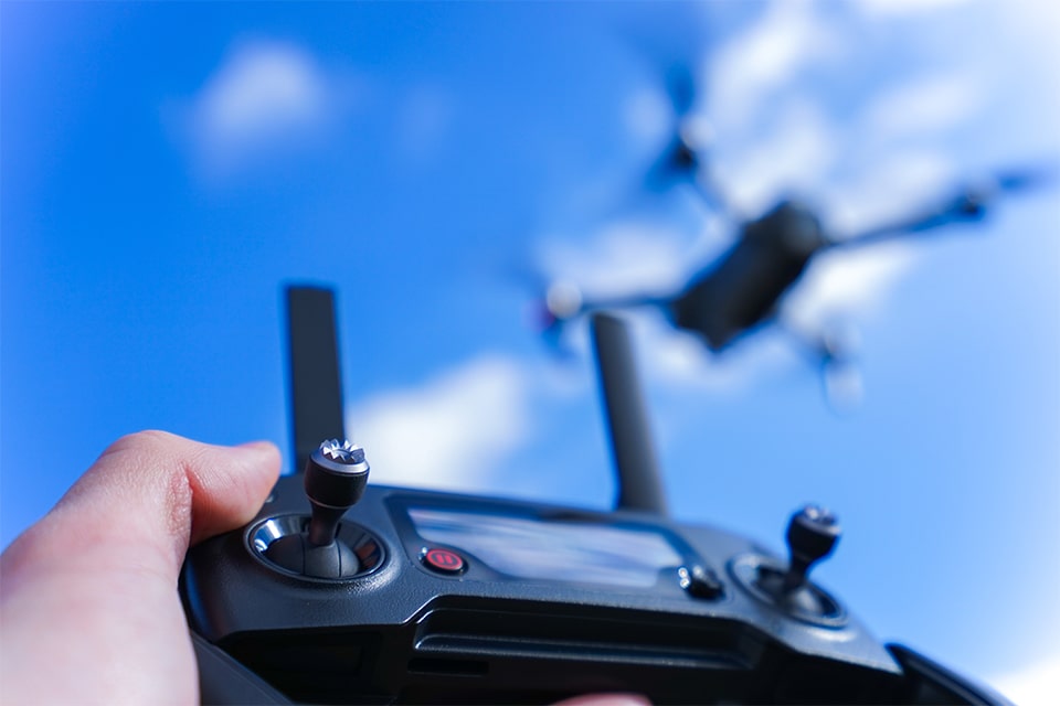 ドローン赤外線調査